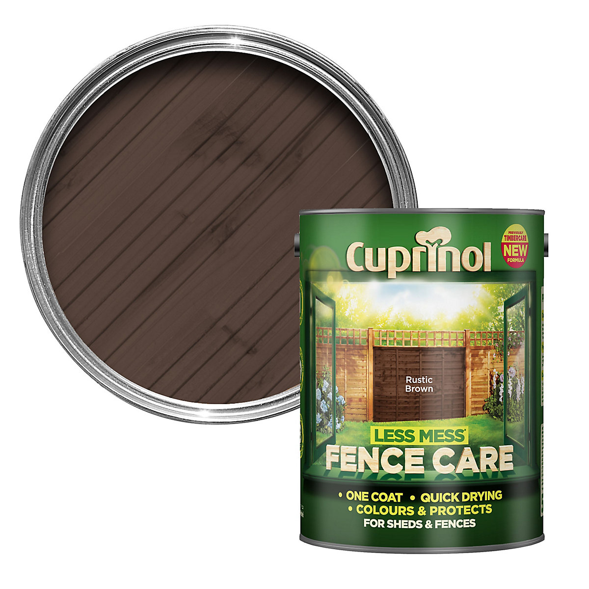 Rustic Brown Fence: Colour & Protect Your Garden Wood Easily